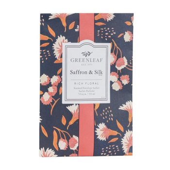 Saffron & Silk - Greenleaf -Dufttasche L